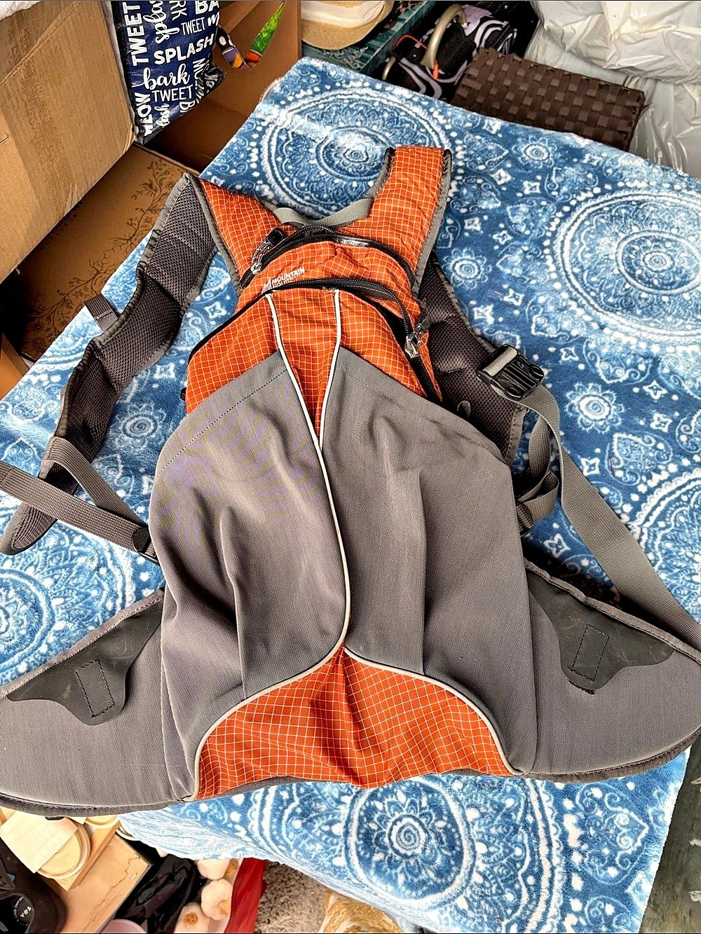 High Sierra Orange & Gray Backpack